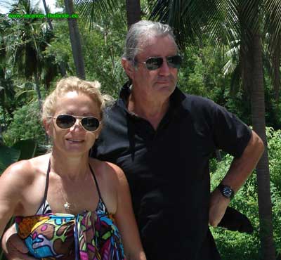 l'equipe d' acceuil sur l'ile de Koh Samui en Thailande par Marie et Patrick